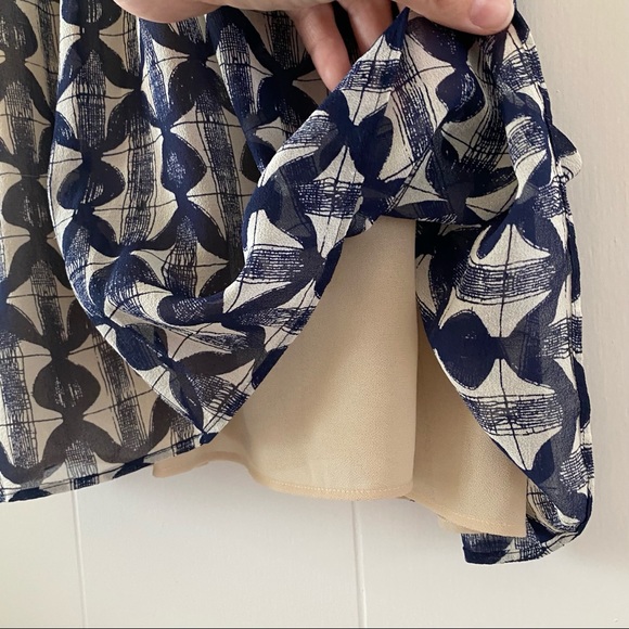 💙 Tory Burch Sleeveless Scoop Neck Tent Blouse - Picture 4 of 7